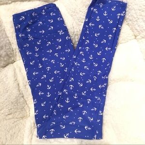 Lularoe OS Anchor Leggings